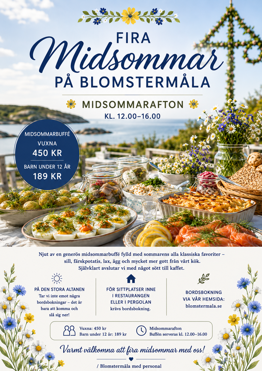 Livemusik på Blomstermåla -Sommaren 2026