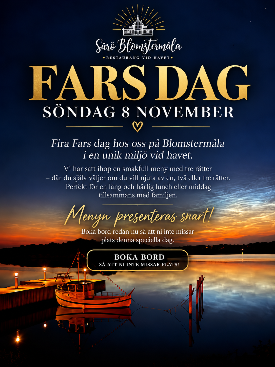 Fira fars dag på Blomstermåla – 8 november